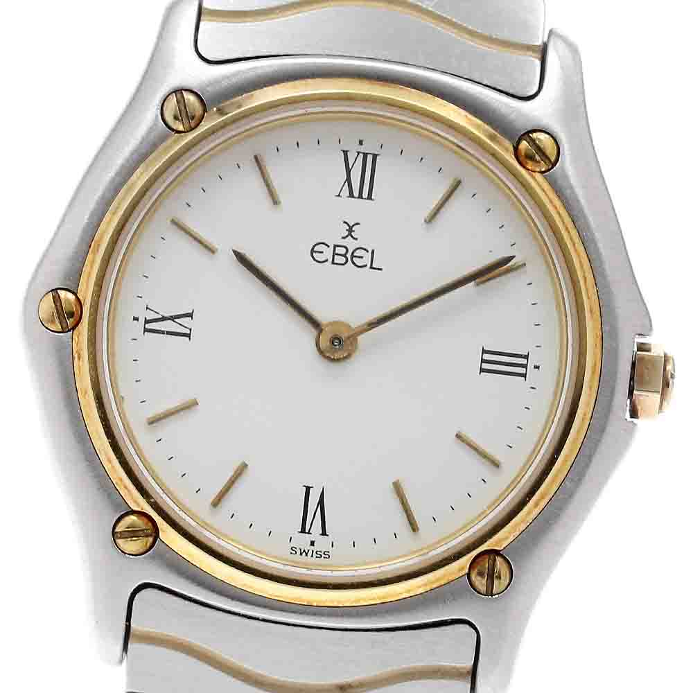 エベル EBEL 181908 クラシックウェーブ クォーツ レディース 良品 _959645【中古】