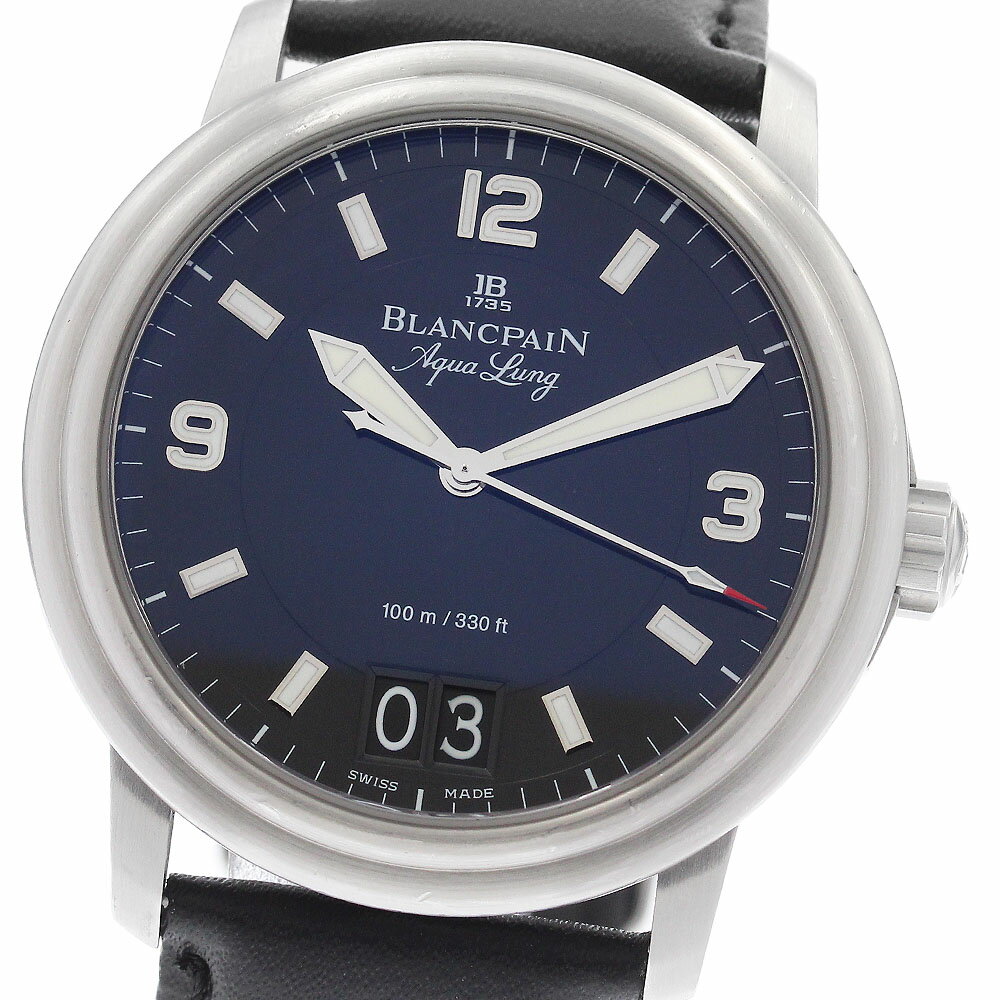 ブランパン Blancpain 2850B-1130-64B レマン アクアラング グランデイト 自動巻き メンズ 保証書付き_959918【中古】