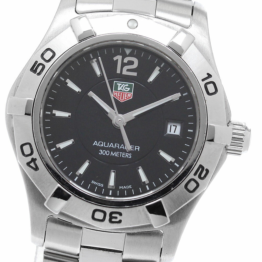 タグホイヤー TAG HEUER WAF1410 アクアレーサー デイト クォーツ レディース _954195【中古】
