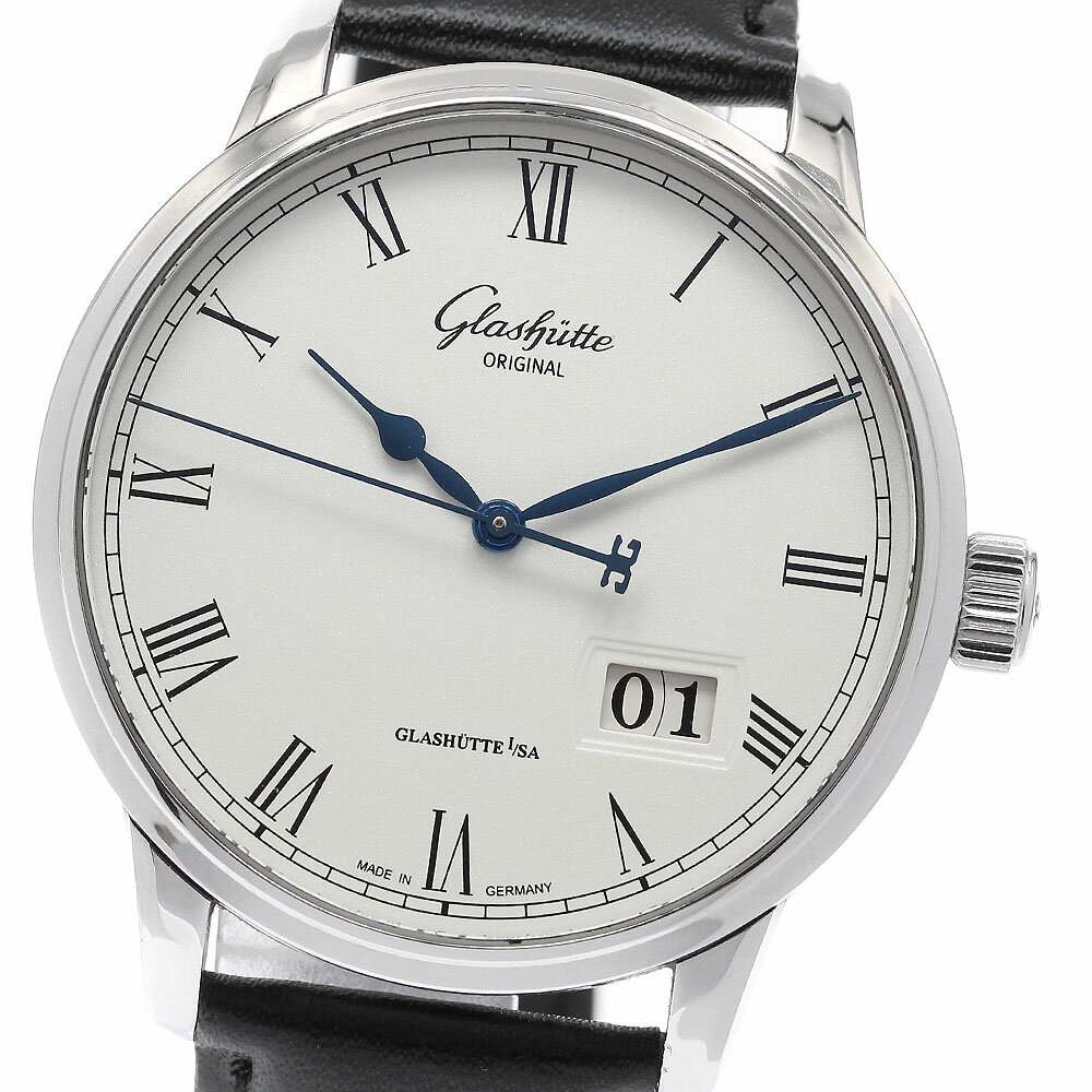 グラスヒュッテ・オリジナル GLASHUTTE ORIGINAL 100-03-32-42-50 セネタ パノラマデイト 自動巻き メンズ _956094【中古】
