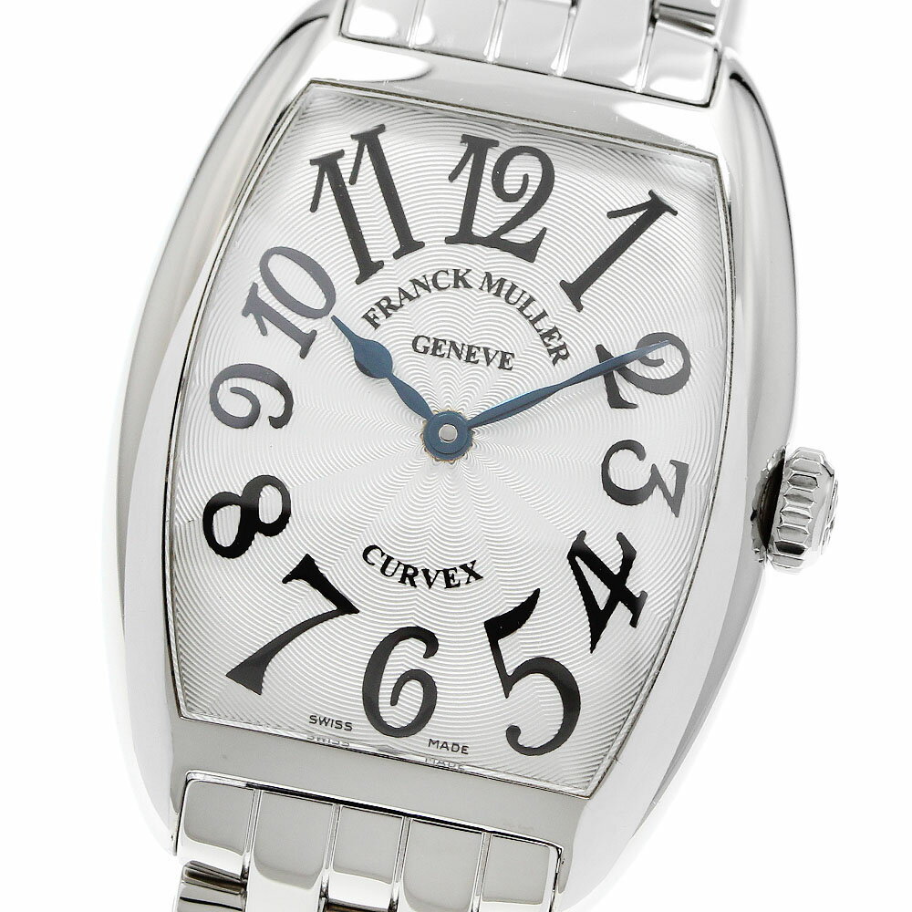 フランクミュラー FRANCK MULLER 7502QZ トノウ カーベックス クォーツ レディース 良品 箱付き_959392【中古】