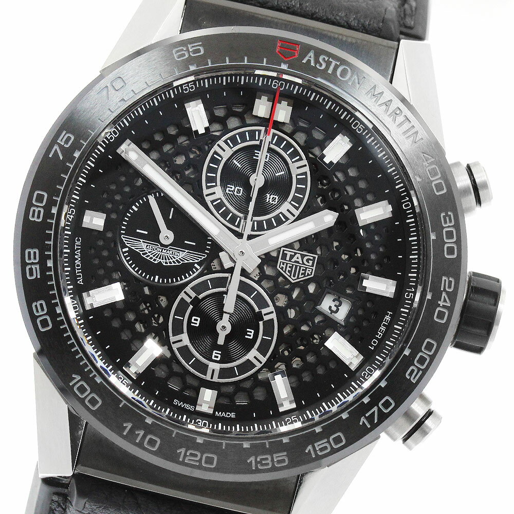 タグホイヤー TAG HEUER CAR2A1AB キャリバーホイヤー01 アストンマーチン スペシャルエディション 自動巻き メンズ 保証書付き_960853【中古】
