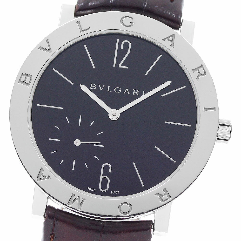 ブルガリ BVLGARI BB41SXTRO ブルガリブルガリ スモールセコンド 手巻き メンズ 箱付き_961145【中古】