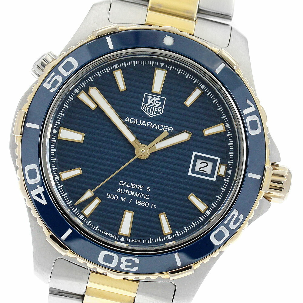 タグホイヤー TAG HEUER WAK2120.BB0835 アクアレーサー キャリバー5 デイト 自動巻き メンズ _960863【中古】