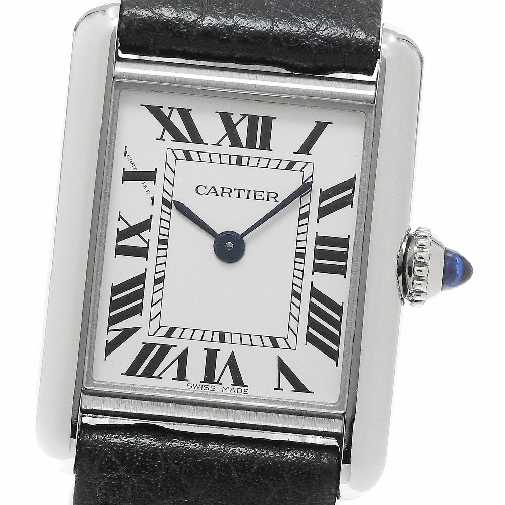 カルティエ CARTIER WSTA0042 タンク マスト SM クォーツ レディース 保証書付き_960885【中古】