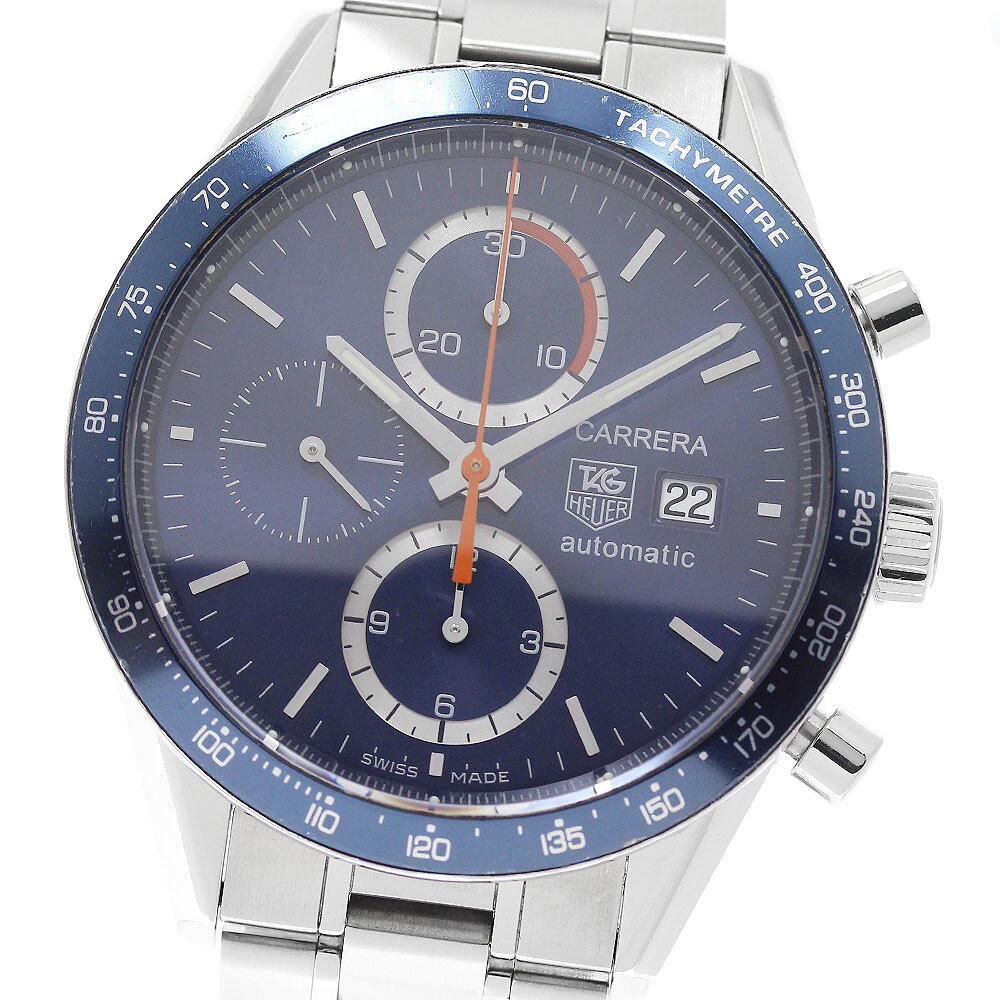 タグホイヤー TAG HEUER CV2015-3 カレラ キャリバー16 クロノグラフ 自動巻き メンズ 保証書付き_944880【中古】