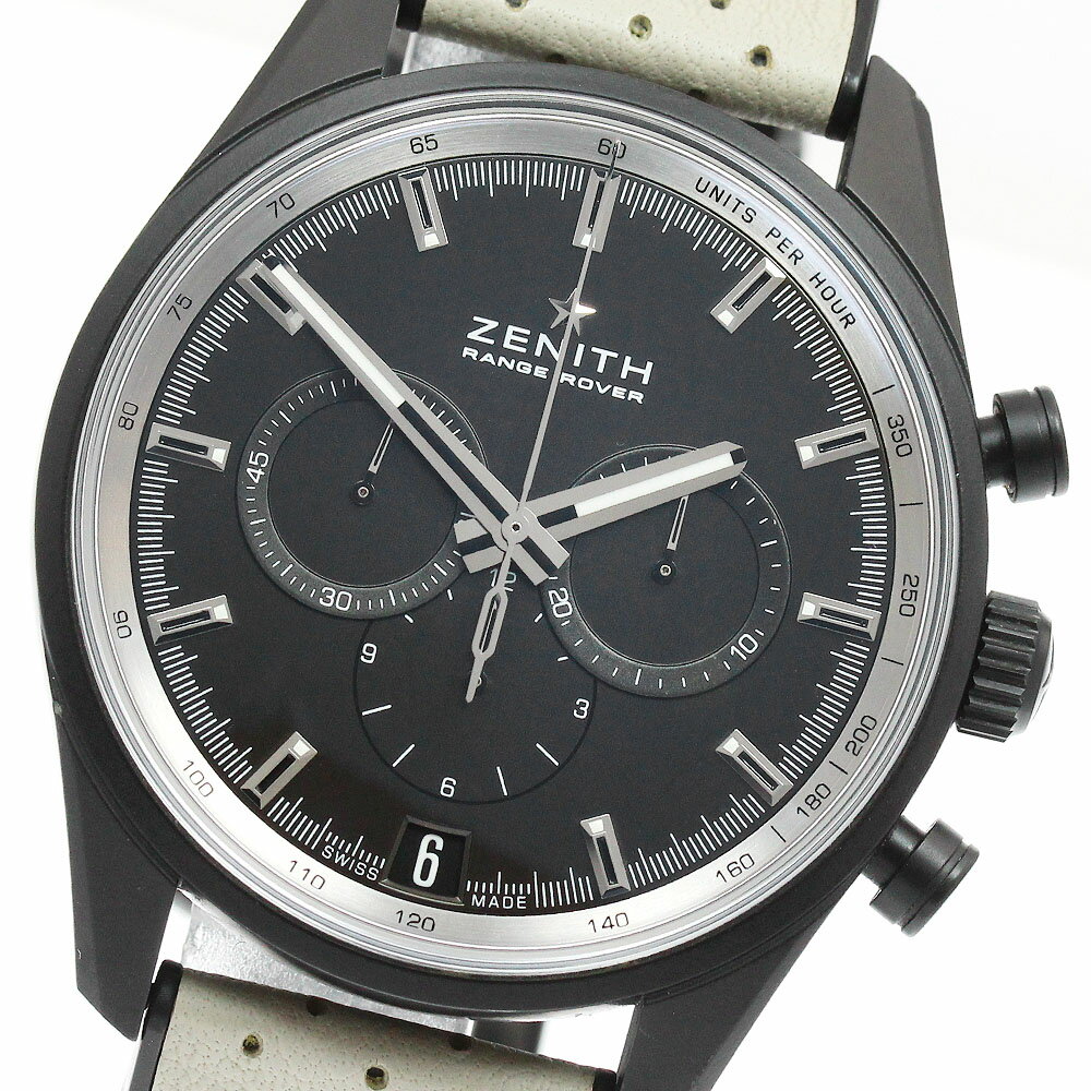 ゼニス ZENITH 24.2040.400/27.R797 クロノマスター エルプリメロ レンジローバー 自動巻き メンズ 箱・保証書付き_961599【中古】