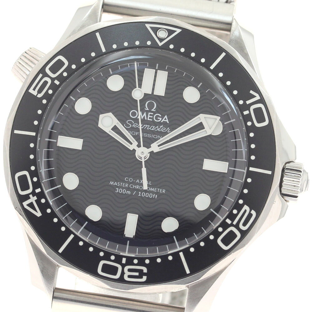 オメガ OMEGA 210.30.42.20.01.010 シーマスター ダイバー300M コーアクシャル マスター クロノメーター AT 美品 箱・保証書付_958663【中古】
