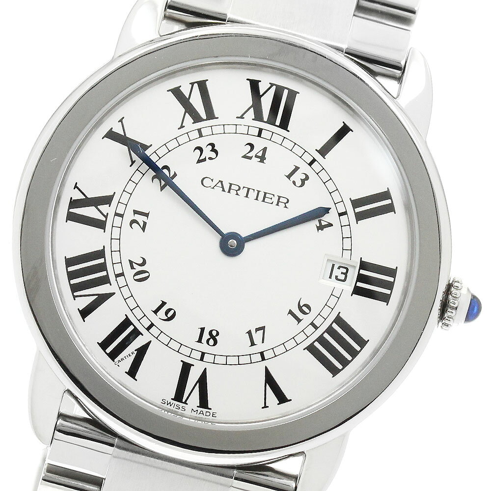 カルティエ CARTIER W6701005 ロンドソロ LM デイト クォーツ メンズ _961937