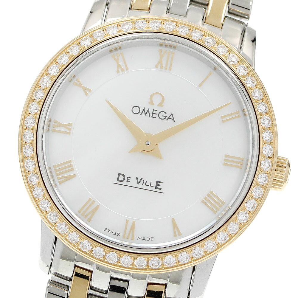 Rakuten - オメガ OMEGA 413.25.27.60.05.001 デビル プレステージ ダイヤベゼル クォーツ レディース 良品 _962064【中古】