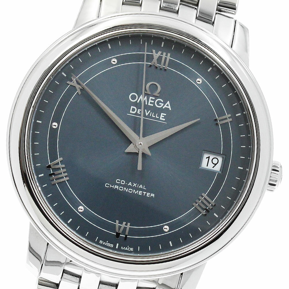 Rakuten - オメガ OMEGA 424.10.37.20.03.002 デビル プレステージ コーアクシャル デイト 自動巻き メンズ _962091【中古】