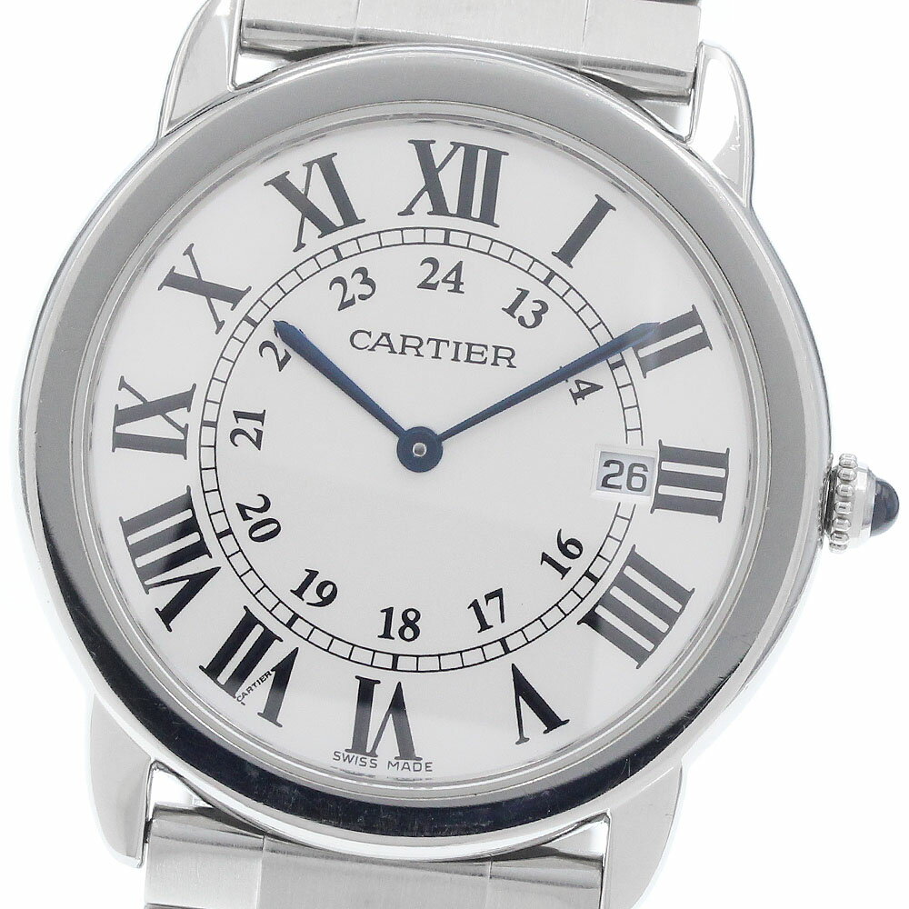 カルティエ CARTIER W6701005 ロンドソロ LM デイト クォーツ メンズ _9601 ...