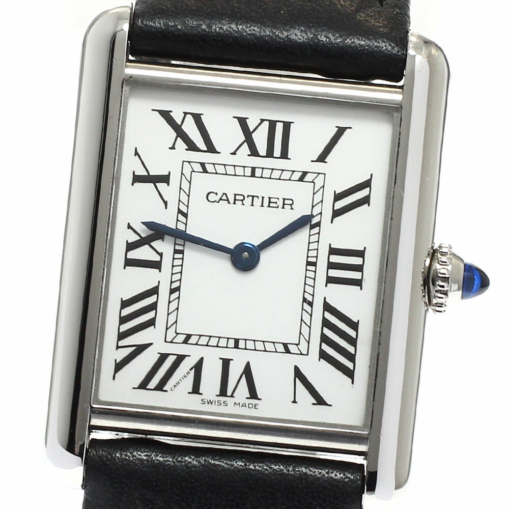 カルティエ CARTIER WSTA0041 タンクマスト LM クォーツ メンズ 保証書付き_960878【中古】