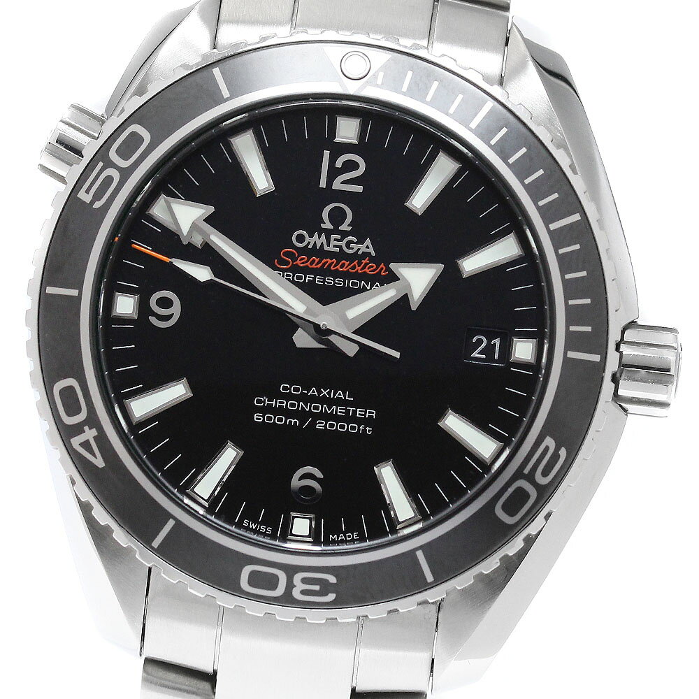 Rakuten - オメガ OMEGA 232.30.42.21.01.001 シーマスター プラネットオーシャン デイト 自動巻き メンズ 良品 保証書付き_962389【中古】