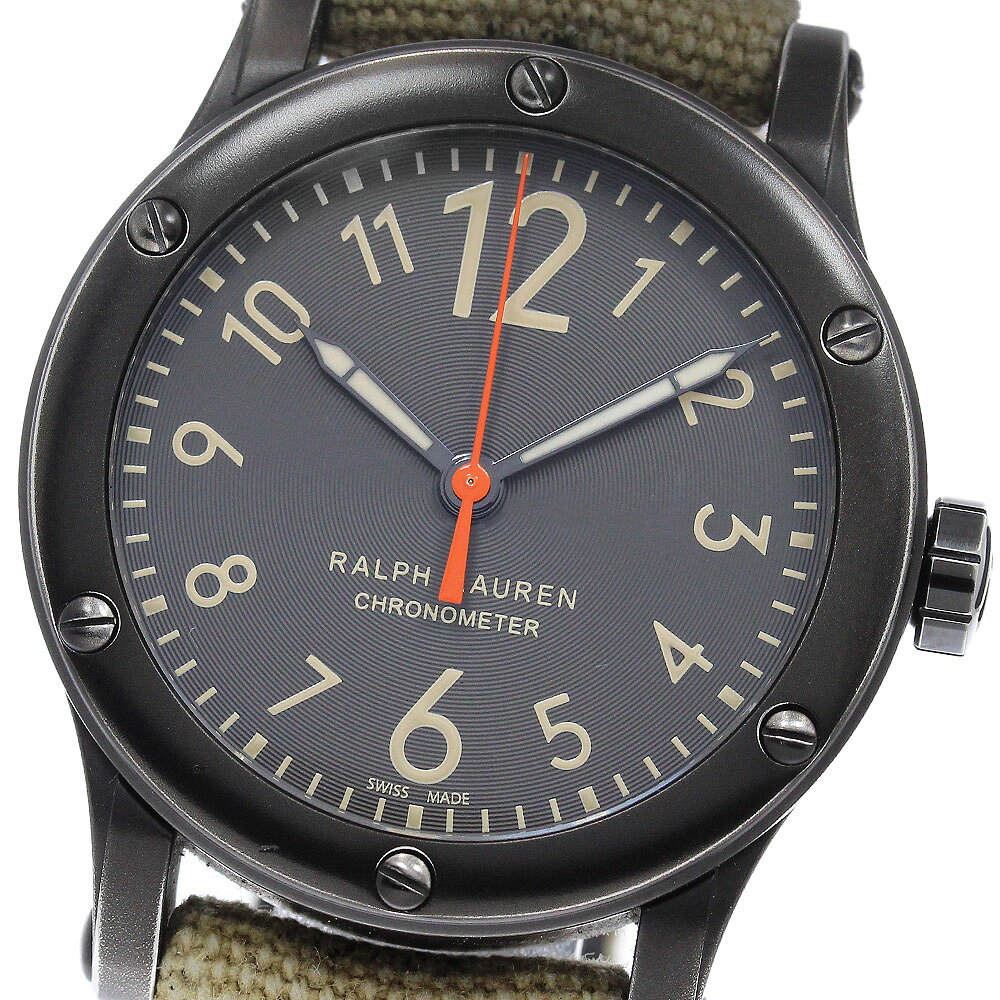乐天商城 - 訳あり ラルフローレン RALPH LAUREN RLR0250900 サファリ RL67 クロノメーター 自動巻き メンズ 保証書付き_962707【中古】