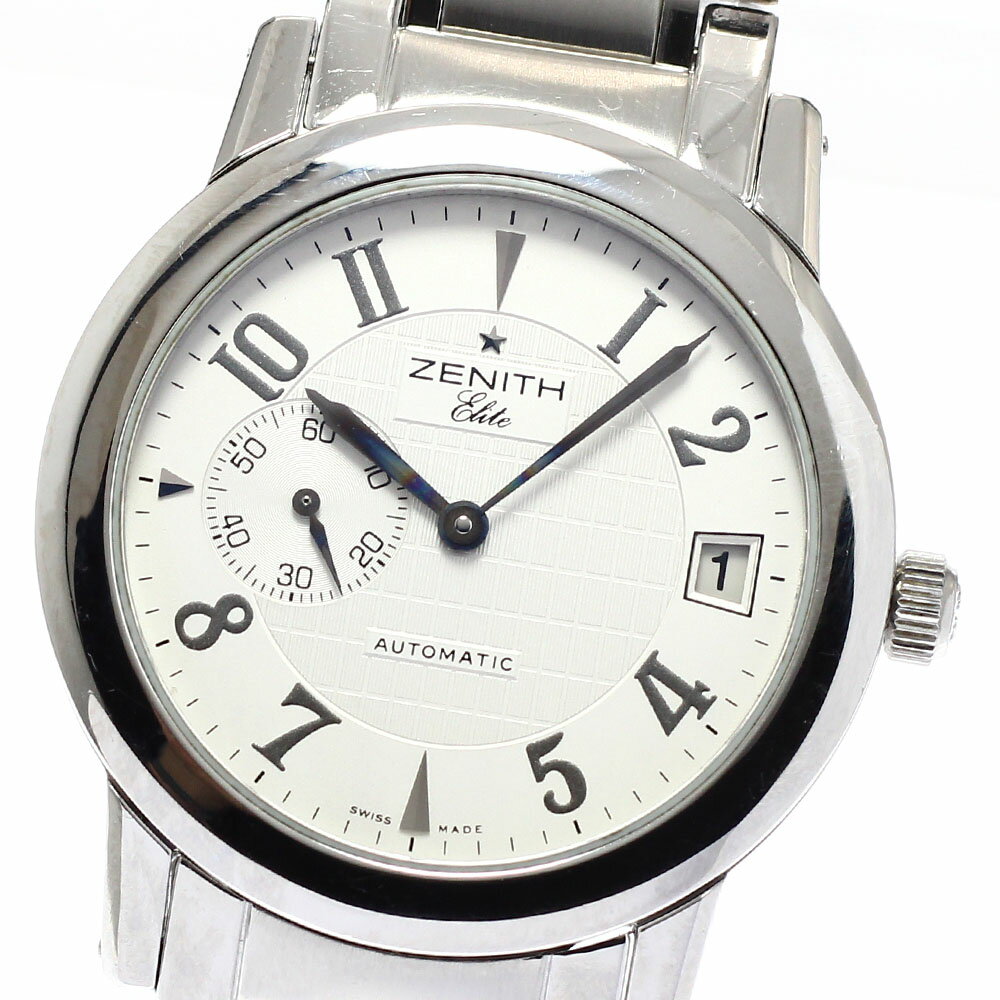 訳あり ゼニス ZENITH 01/02.0451.680/02.M451 ポートロワイヤル エリート スモールセコンド 自動巻き メンズ 保証書付き_945153【中古】