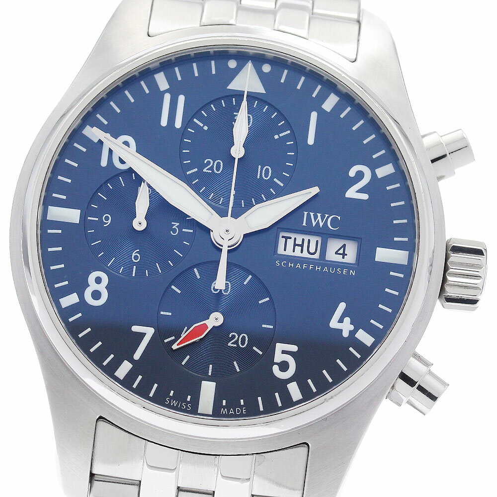 IWC IWC SCHAFFHAUSEN IW388102 パイロットウォッチ クロノグラフ 41 デイデイト 自動巻き メンズ 保証書付き_955697【中古】