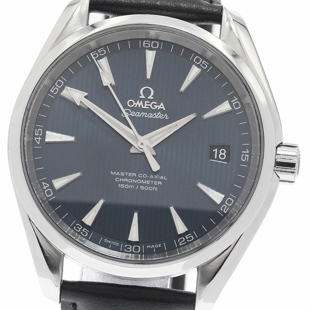 オメガ OMEGA 231.13.42.21.03.001 シーマスター アクアテラ マスターコーアクシャル クロノメーター 自動巻き メンズ _955703【中古】