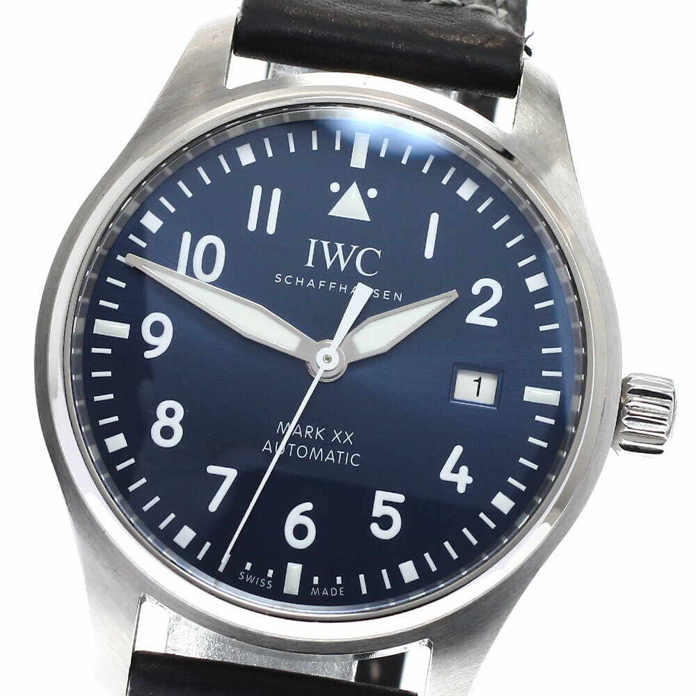 IWC IWC SCHAFFHAUSEN IW328203 パイロットウォッチ マークXX デイト 自動巻き メンズ 保証書付き_960904【中古】