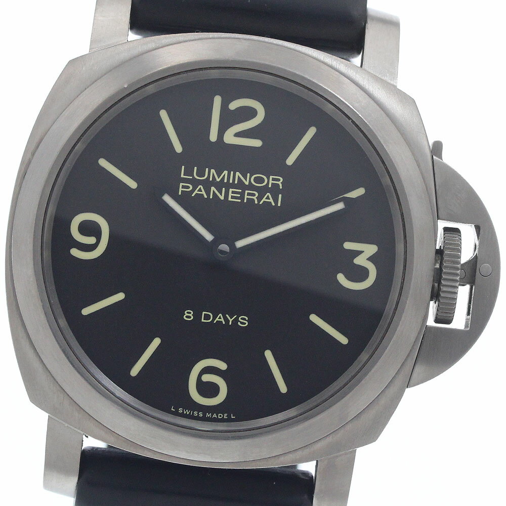 パネライ PANERAI PAM00562 ルミノール ベース 8デイズ 手巻き メンズ 保証書付き_962049【中古】