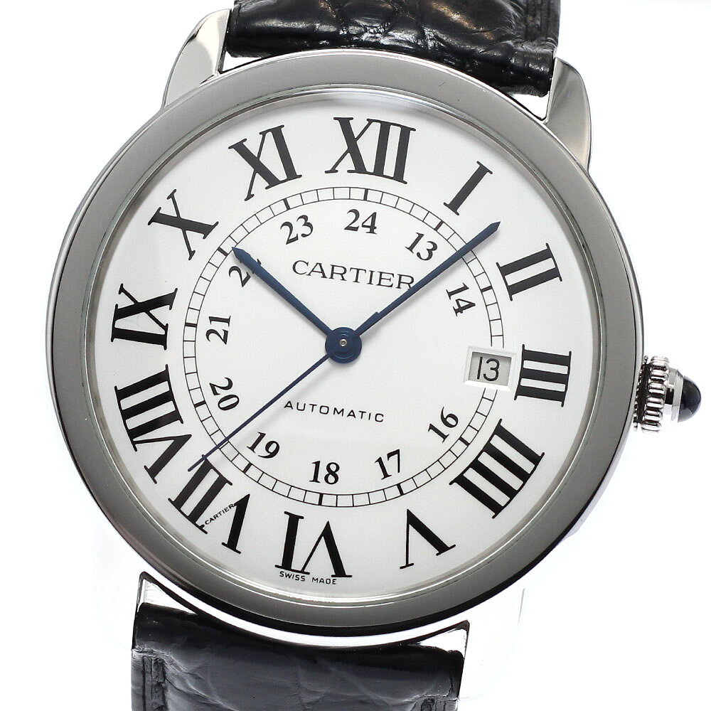 Other - カルティエ CARTIER W6701010 ロンドソロ XL デイト 自動巻き メンズ _960387【中古】