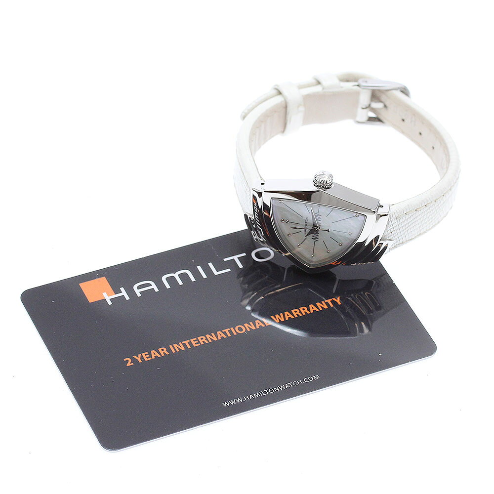 CLOSERのハミルトン HAMILTON H242112/H24211852 ベンチュラ クォーツ レディース 保証書付き_961094【中古】｜アングル2