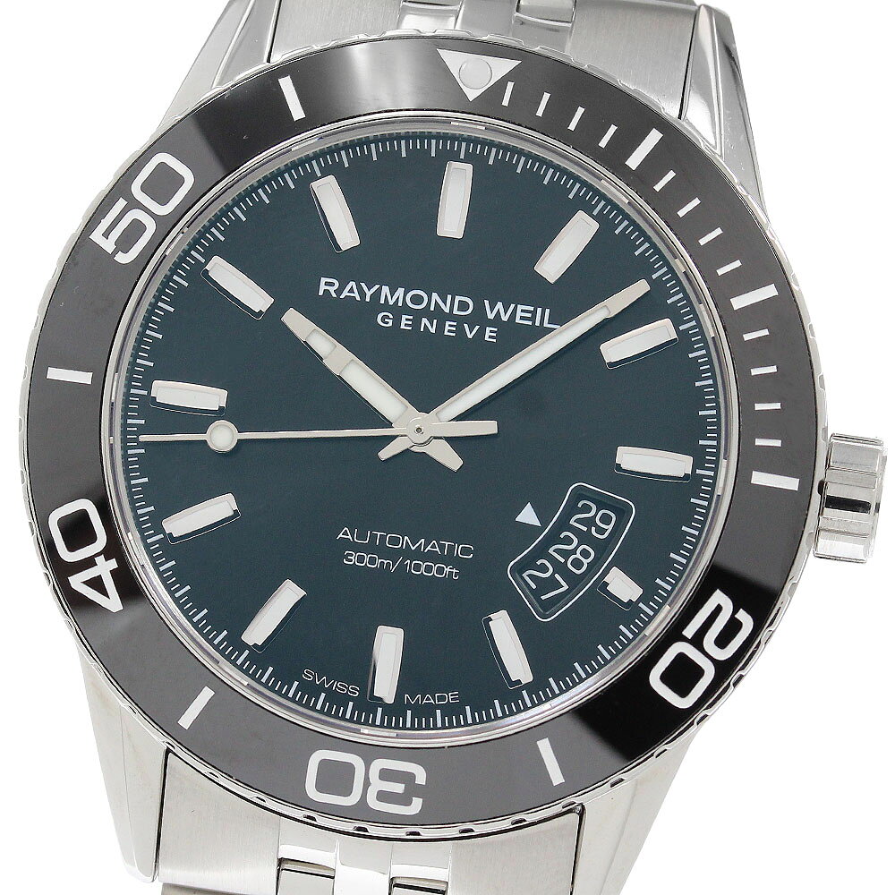 レイモンドウィル RAYMOND WEIL 2760-ST1-20001 フリーランサー デイト 自動巻き メンズ 美品 保証書付き_961499【中古】