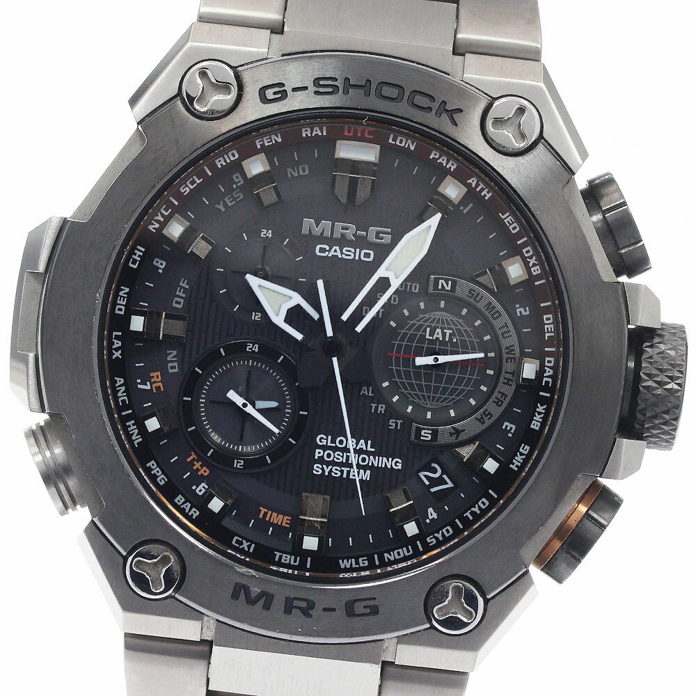 カシオ CASIO MRG-G1000D-1AJR G-SHOCK MR-G GPS ソーラー電波 メンズ _962548【中古】