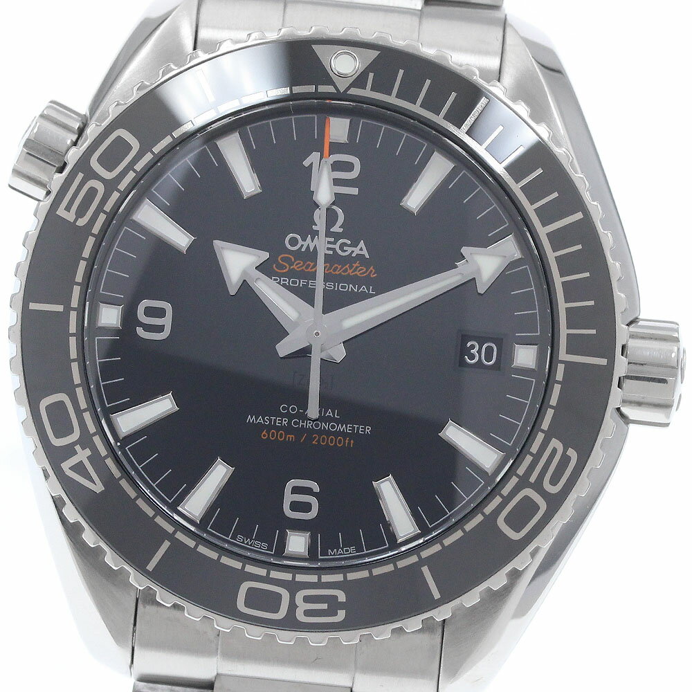 オメガ OMEGA 215.30.44.21.01.001 シーマスター プラネットオーシャン 600M マスタークロノメーター 自動巻き メンズ 保証書付き_901172【中古】