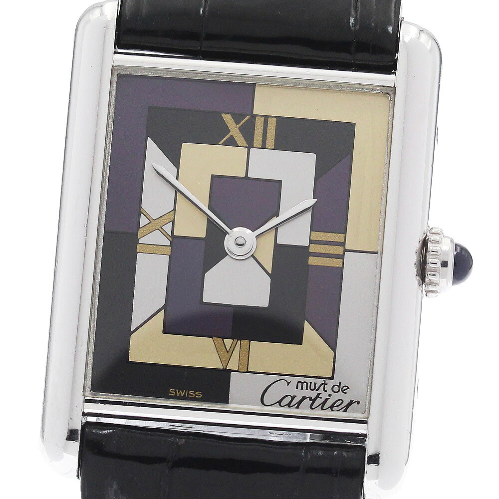 カルティエ CARTIER W1008095 マストタンク アールデコ 1000本限定 クォーツ レディース _934467【中古】