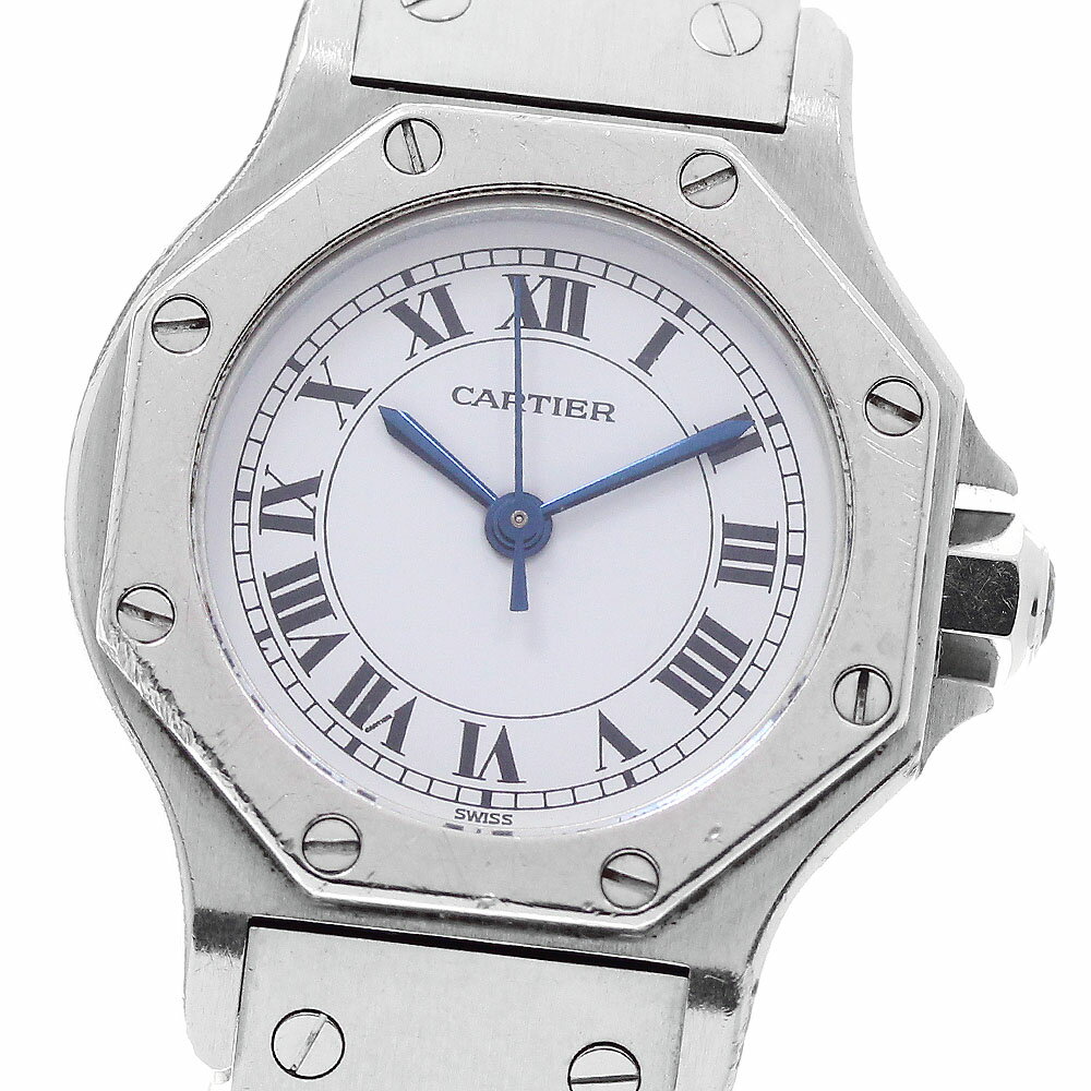 カルティエ CARTIER サントスオクタゴンSM 自動巻き レディース _945514【中古】