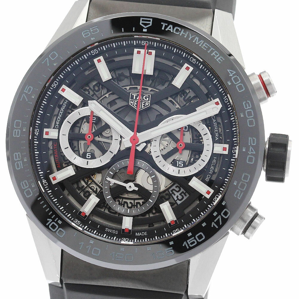 タグホイヤー TAG HEUER CBG2A10.FT6168 カレラ キャリバーホイヤー02 クロノグラフ 自動巻き メンズ 箱・保証書付き_955090【中古】