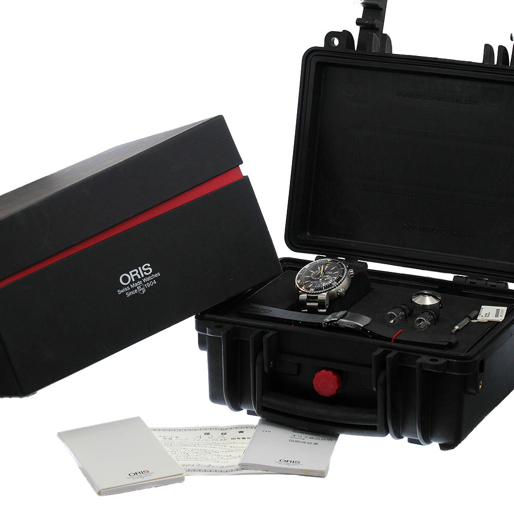 CLOSERのオリス ORIS 01 649 7610 7164 レギュレーター マイスタータオハー デイト スモールセコンド 自動巻き メンズ 箱・保証書付き_955539【中古】｜アングル2