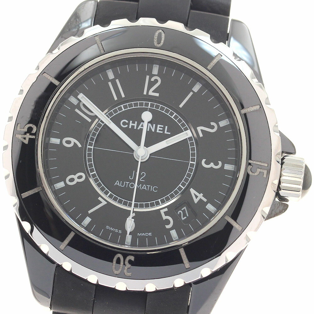 シャネル CHANEL H0684 J12 黒セラミック 38mm 自動巻き メンズ _957328【中古】