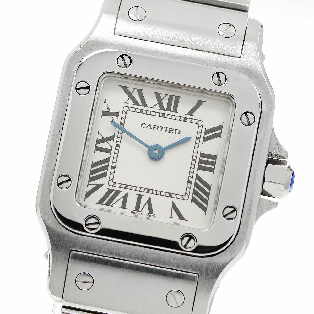 カルティエ CARTIER W20056D6 サントスガルベ SM クォーツ レディース 良品 _960322【中古】