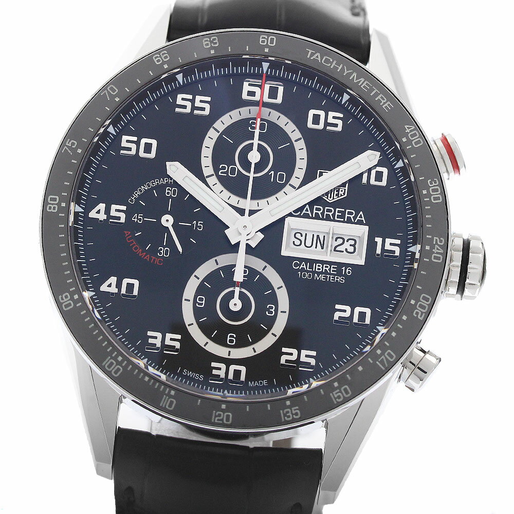 タグホイヤー TAG HEUER CV2A1R カレラ キャリバー16 クロノグラフ 自動巻き メンズ 良品 箱・保証書付き_960589【中古】