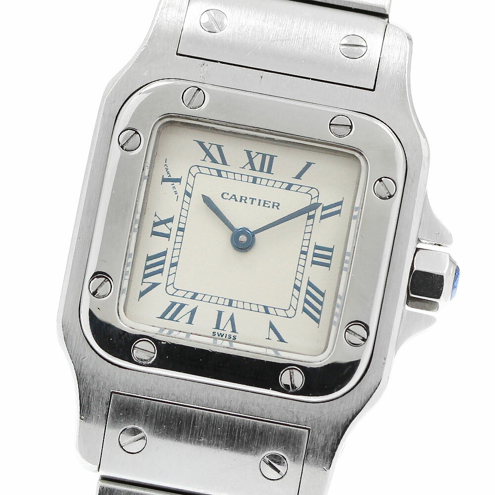 カルティエ CARTIER W20017D6 サントスガルベSM クォーツ レディース _960642【中古】