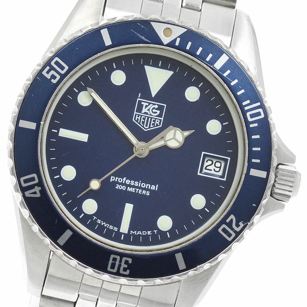 タグホイヤー TAG HEUER 980.613B プロフェッショナルダイバー200 デイト クォーツ ボーイズ _961887【中古】