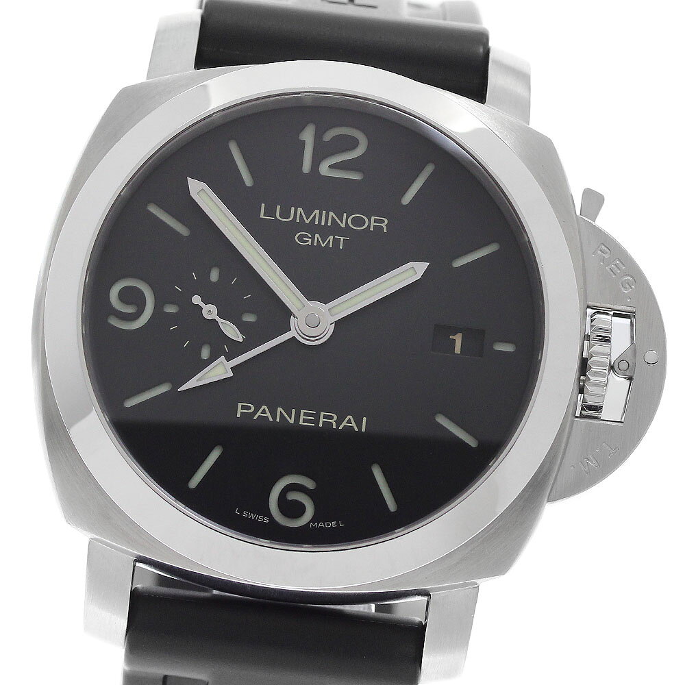 パネライ PANERAI PAM00320 ルミノール 1950 3デイズ GMT 自動巻き メンズ 良品 保証書付き_962457【中古】