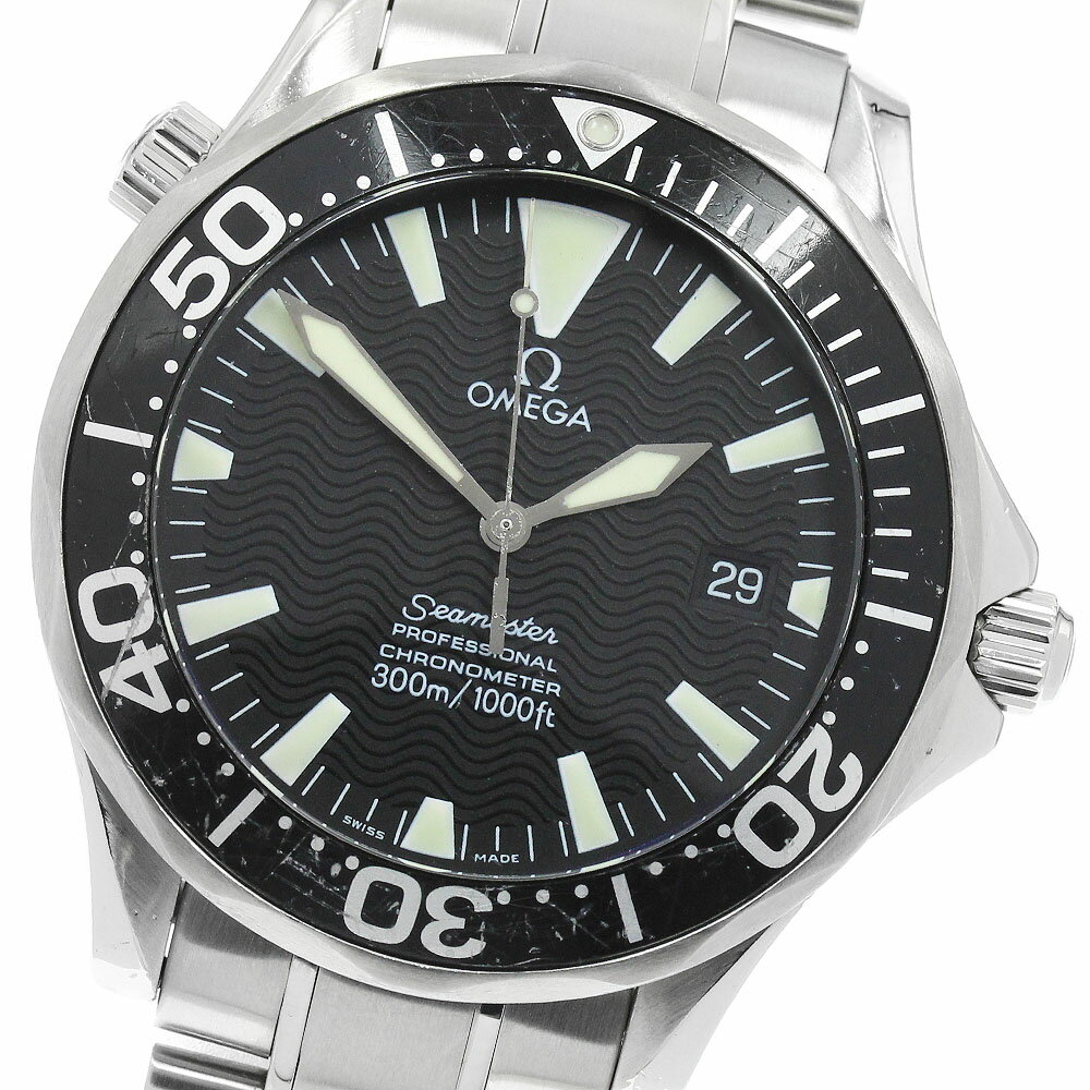 オメガ OMEGA 2254.50 シーマスター300 デイト 自動巻き メンズ _948640【中古】