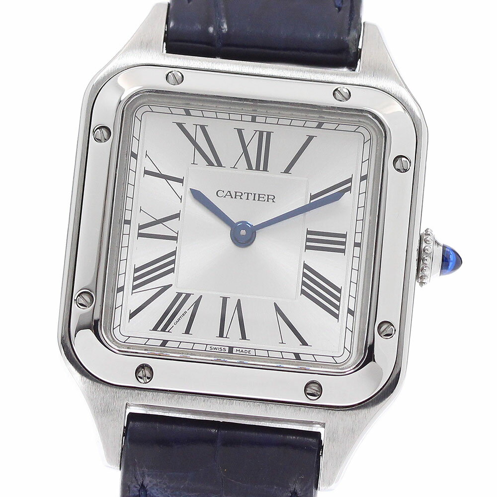 カルティエ CARTIER WSSA0023 サントスデュモン SM クォーツ レディース 保証書付き_958812【中古】