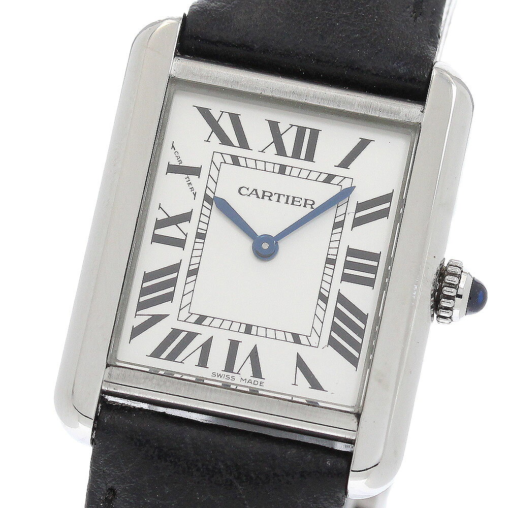 カルティエ CARTIER WSTA0030 タンクソロSM クォーツ レディース 保証書付き_960882【中古】