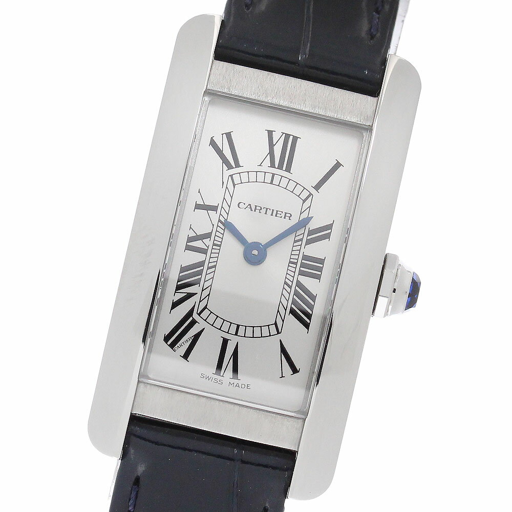 Rakuten - カルティエ CARTIER WSTA0043 タンクアメリカンSM クォーツ レディース 良品 保証書付き_960889【中古】