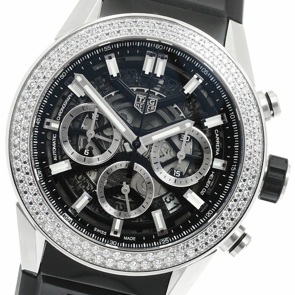Rakuten - タグホイヤー TAG HEUER CBG2A12 カレラ キャリバーホイヤー02 ダイヤベゼル 日本限定50本 自動巻き メンズ 美品 保証書付き_961771【中古】