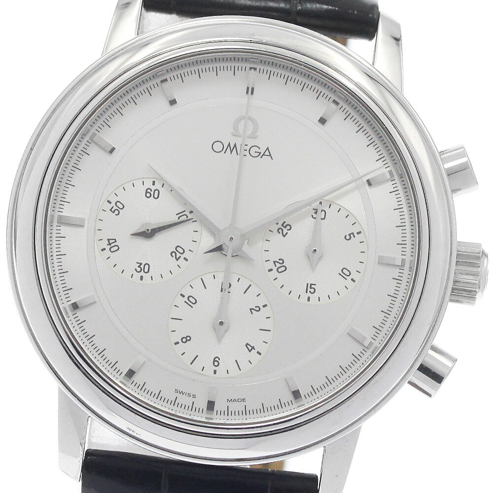 DeVille - オメガ OMEGA 4840.31 デビル クロノグラフ 手巻き メンズ _961808【中古】