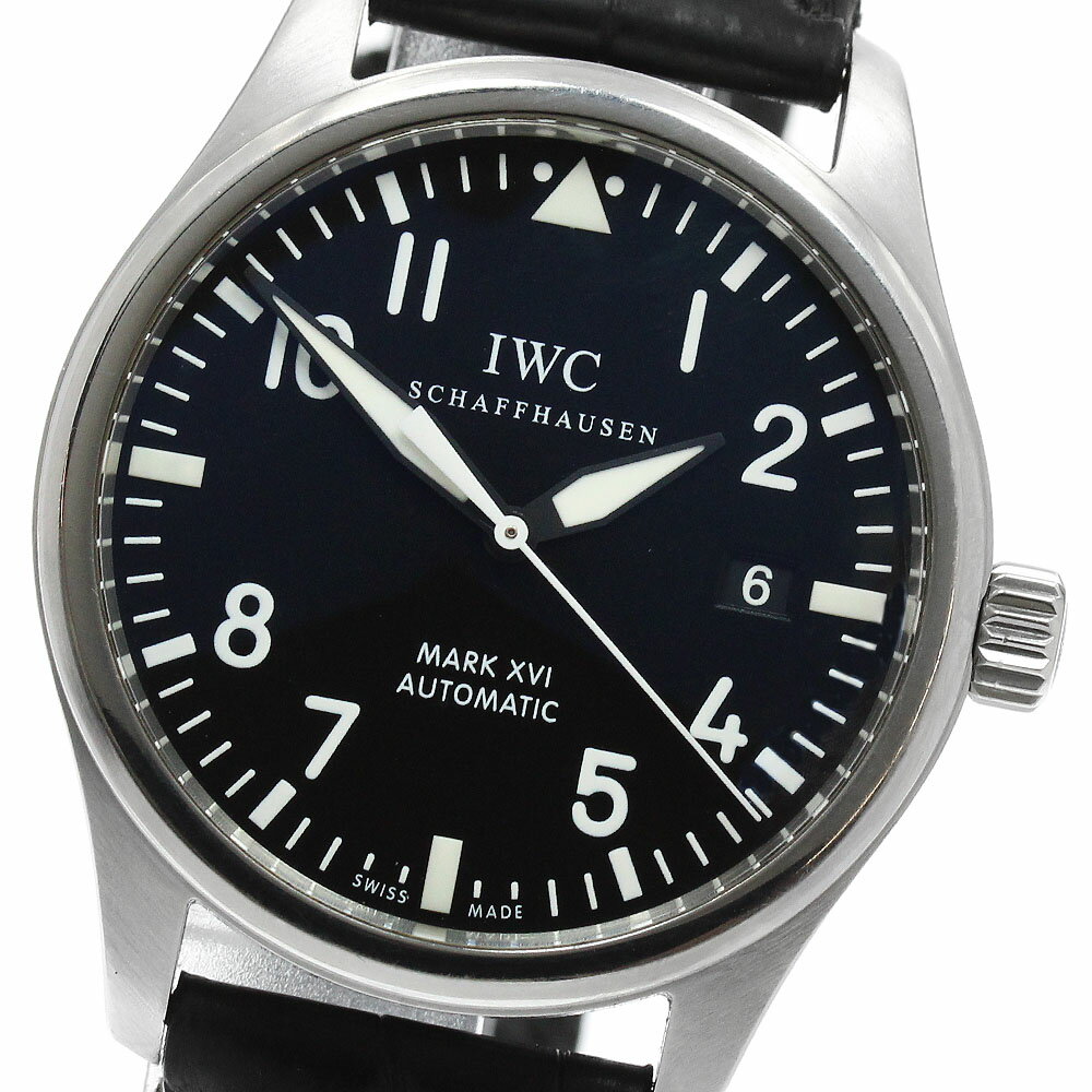 Rakuten - IWC IWC SCHAFFHAUSEN IW325501 パイロットウォッチ マークXVI デイト 自動巻き メンズ 保証書付き_962010【中古】