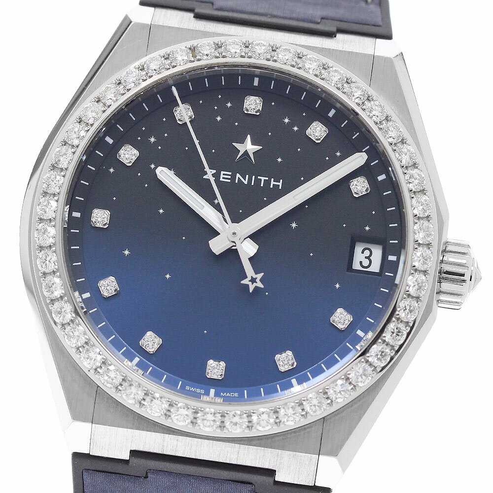 ゼニス ZENITH 16.9200.670 デファイ ミッドナイト ダイヤベゼル 自動巻き レディース _962447【中古】