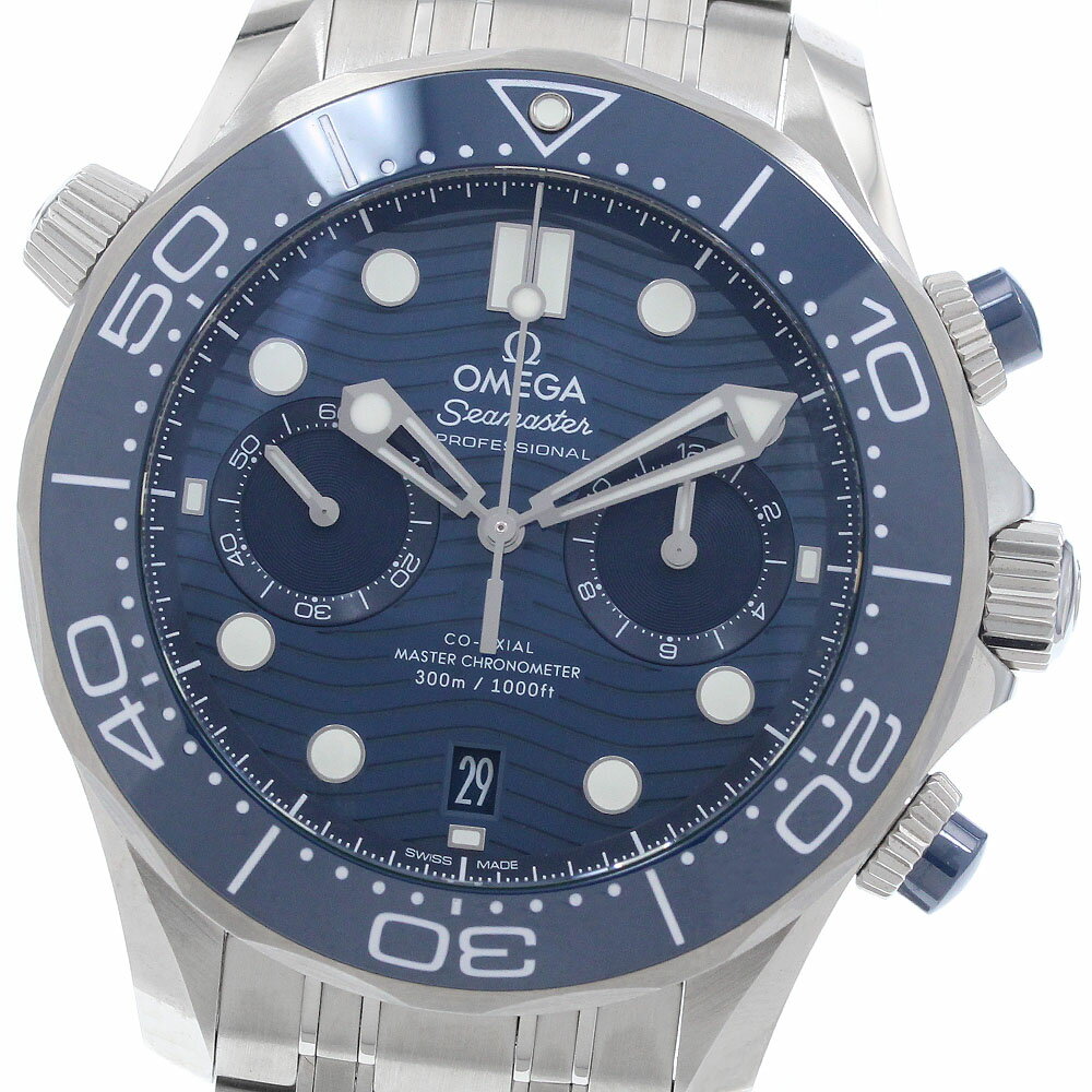 オメガ OMEGA 210.30.44.51.03.001 シーマスター ダイバー300M マスタークロノメーター 自動巻き メンズ 極美品 保証書付き_962528【中古】