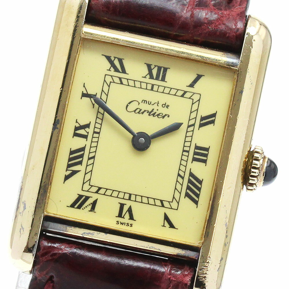 Rakuten - カルティエ CARTIER マストタンク 手巻き レディース 箱・保証書付き_930143【中古】