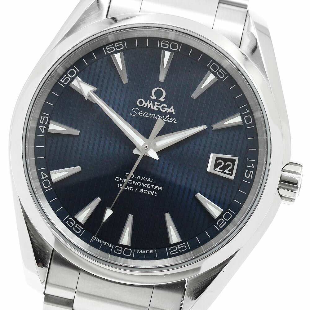 オメガ OMEGA 231.10.42.21.03.001 シーマスター アクアテラ コーアクシャル 自動巻き メンズ 良品 保証書付き_955073【中古】